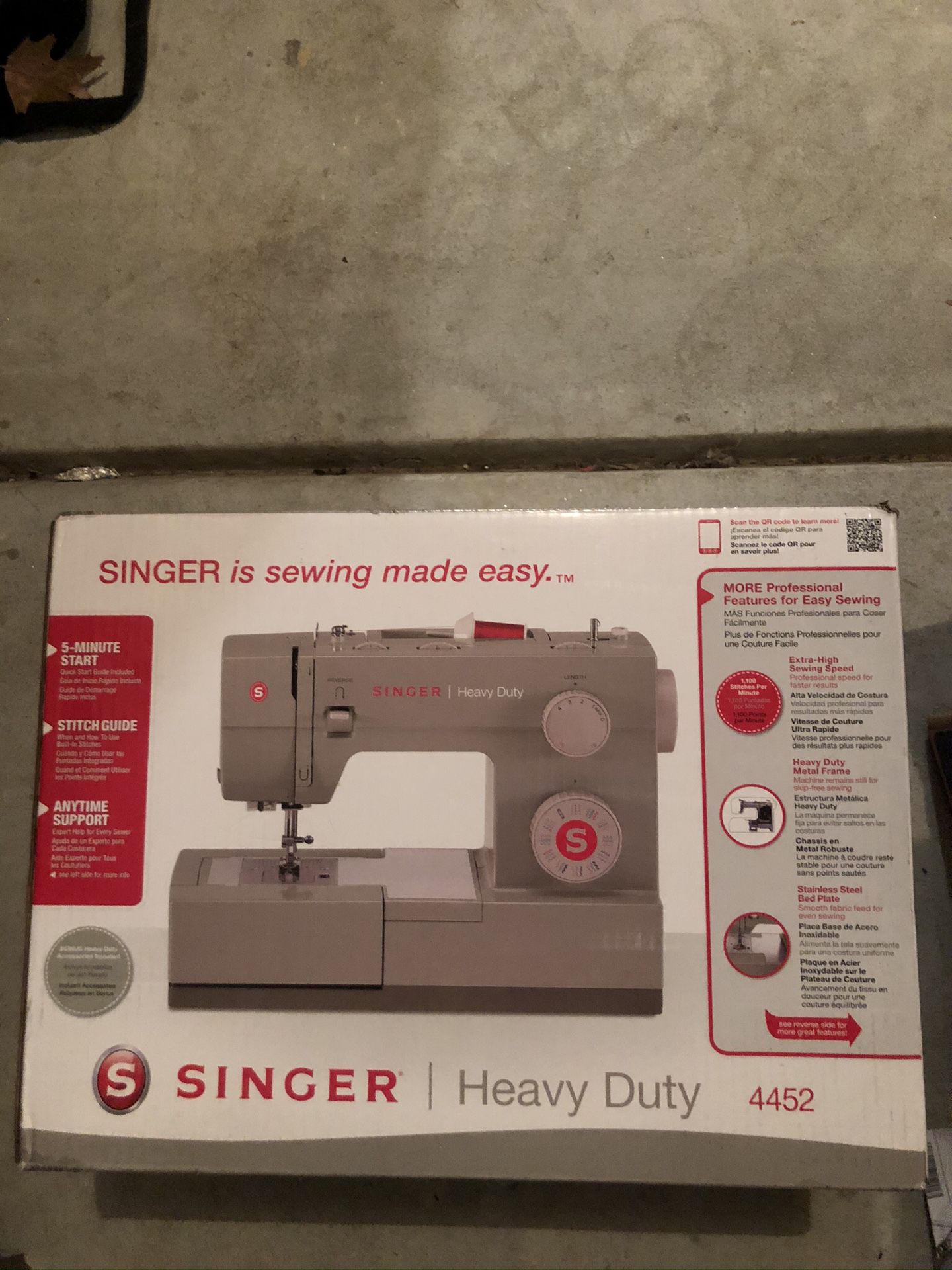 singer 4452 heavy duty sewing machine