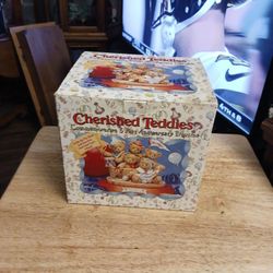 Cherished Teddies Commemorative 5 year Anniversary Figurine
