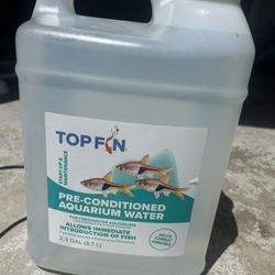 Pre-filtered Aquarium Water 2.7 Gallon