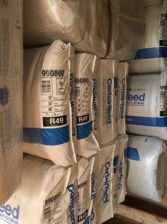 R-49 ATTIC INSULATION $112 each at HOME DEPOT.