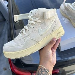 Air force 1 mid stussy size 9.5
