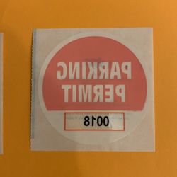 Great American-Parking Permits-Inside Adhesive-Circle