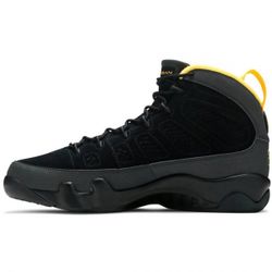 THROW PRICE  Black/yellow Jordan 9’s