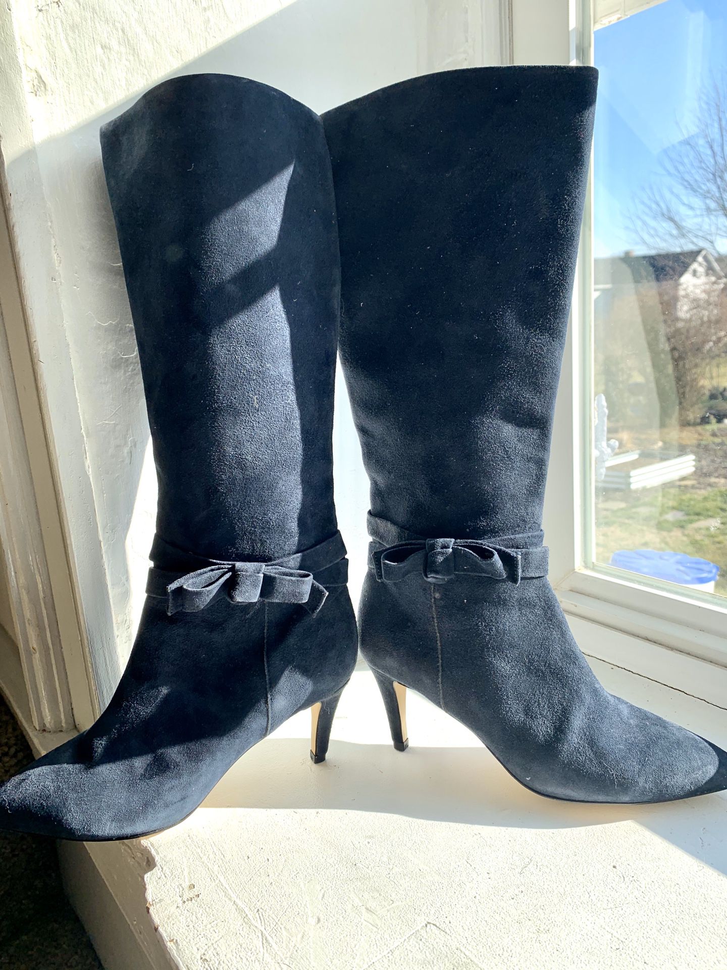 NWOB!! Kate Spade Tall Suede Boots 7 1/2