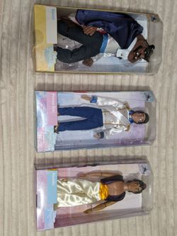 Disney Princess Doll Set Beast Prince Eric Aladdin