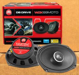 DB Drive Motorcycle Car Truck ATV Motorsports Set 6x9" 2-Way Coaxial Speaker System 500 Watts WDX69MOTO 🚨  Payment Options Available 🚨 No Credit Nee