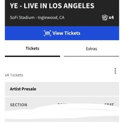 Ye tickets - Floor GA 