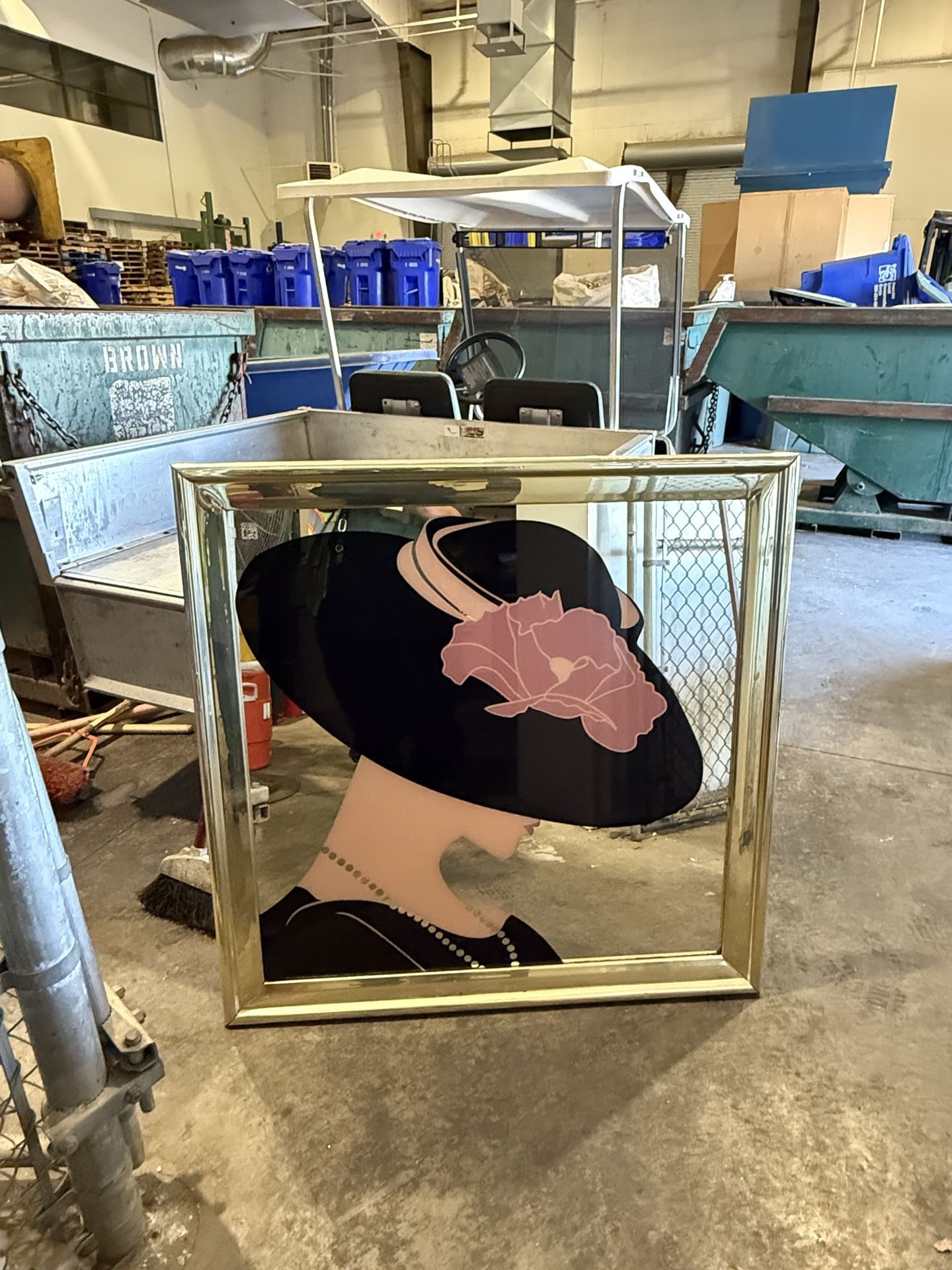 Retro big 80s mirror Retro big 80s mirror