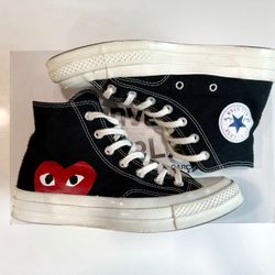 CDG Converse  6 Mens  8 Womens