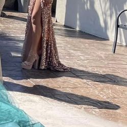 Formal Rose Gold Dress 