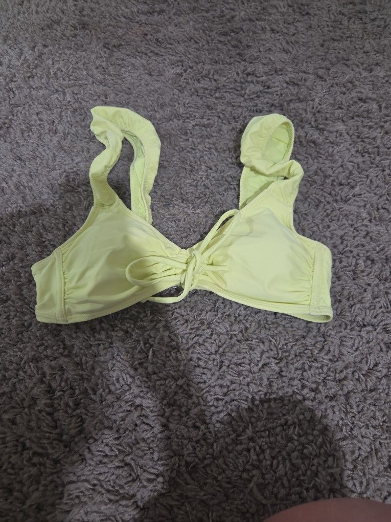 Yellow Baithing Suit Top