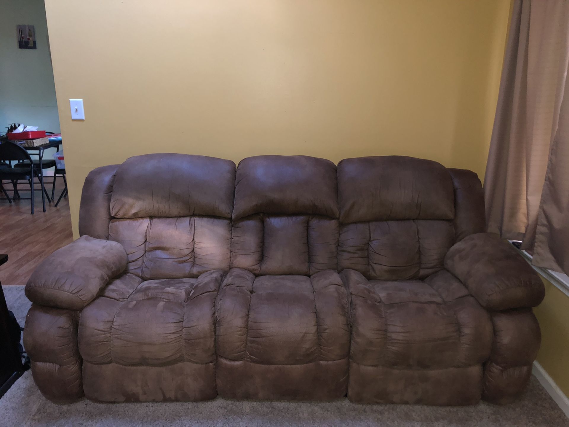 Reclining Couch & Loveseat