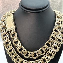 200 Gms 14KT YG Solid Chino Link Chain