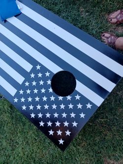 Regulation Size Custom Hand Painted Cornhole Boards 