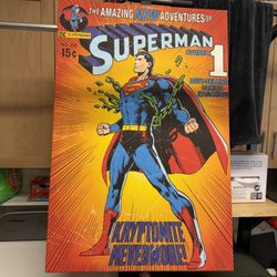 Superman DC Comics Kryptonite Nevermore Cover Poster 24x36 - Wall Art Print