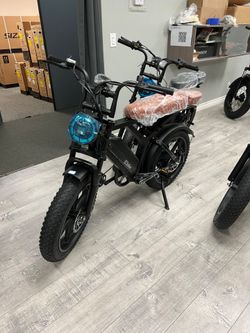 Assembled TST 1500W Peak Moped Style Electric Bike