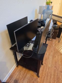 Black Computer Monitors – Set of 3