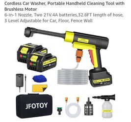 NEW CORDLESS CAR WASHER PORTABLE HANDHELD CLEANING TOOL