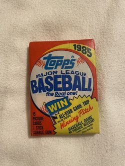 1985 Topps Baseball Wax Pack