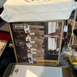 Giant jenga & Dominos Set