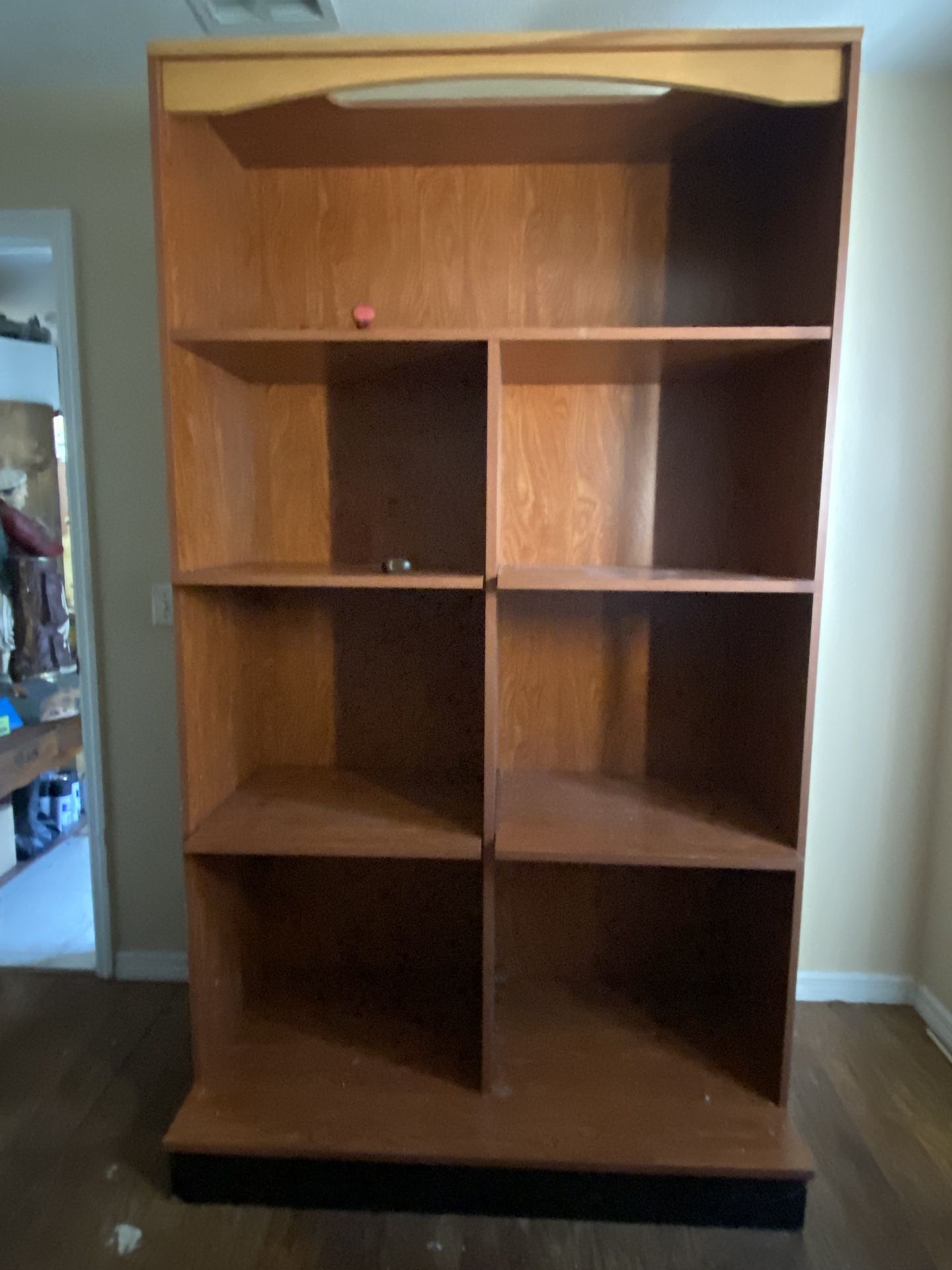 Large Display Bookshelf Solid Wood