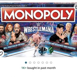 WWE Wrestlemania Monopoly!!!