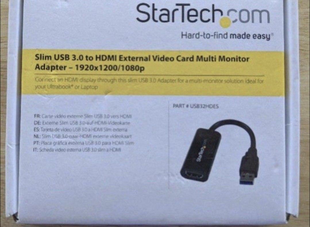 External Monitor Hookup StarTech External video card usb to hdmi 1080p 1920x 1200