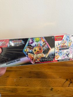 Prismatic Evolutions Surprise Box+ bundle