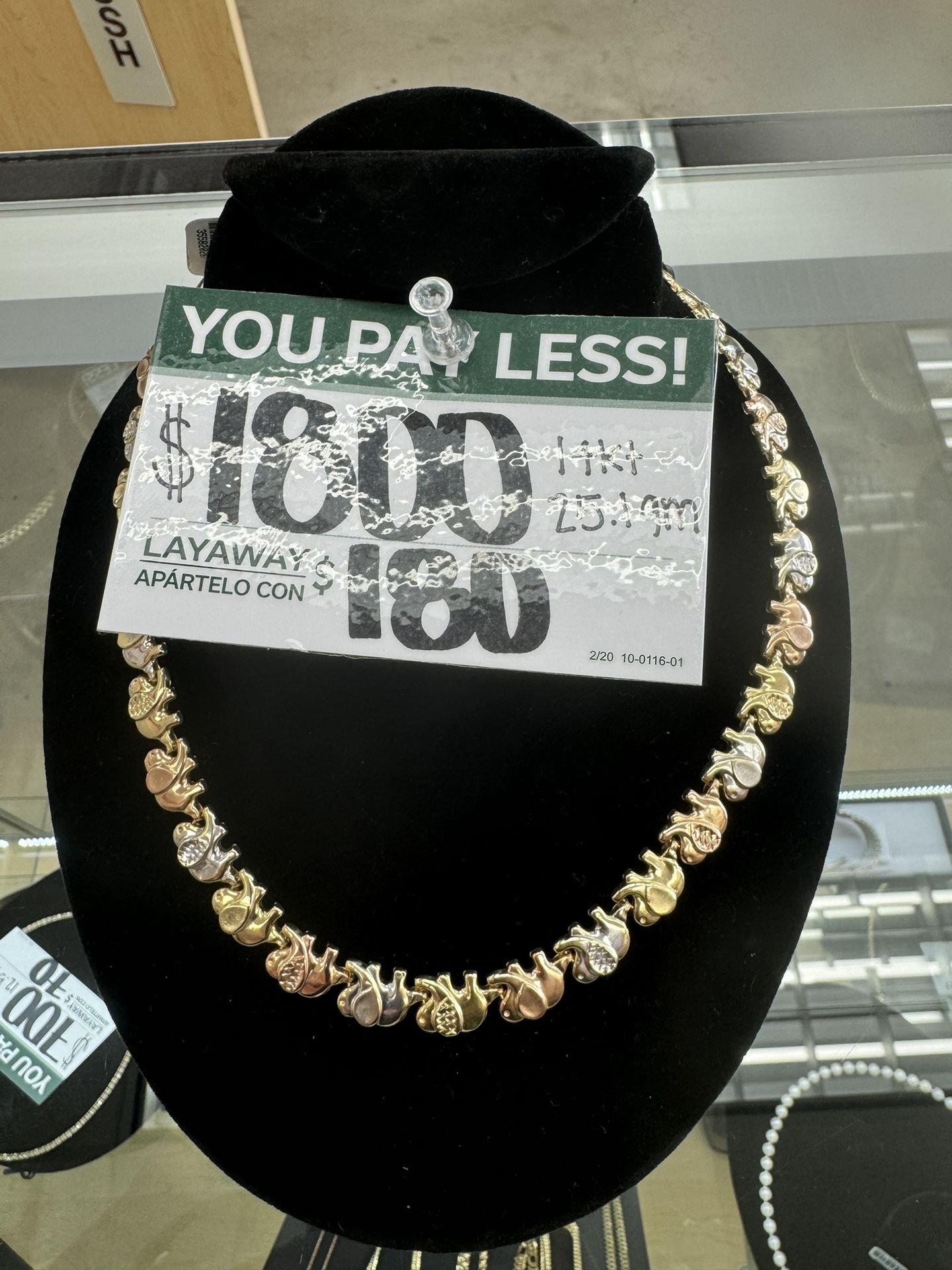 14k Animal Necklace 26.1 Grams 