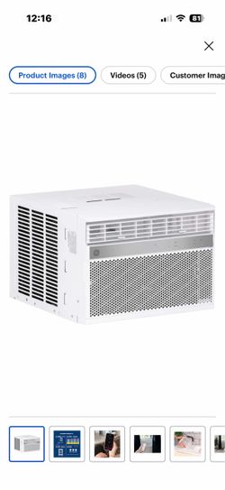 GE window air conditioner smart 450 sq.ft. 10,100 BTU
