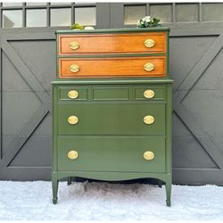 Stunning Antique Refinished Dresser