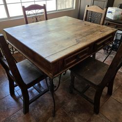 Dining Table Set And Accent Chair