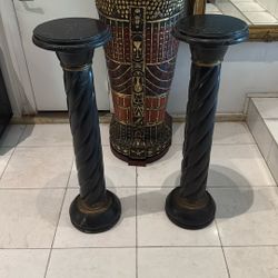 SOLID 19th Century French Marble Pillars