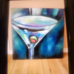 Martini Glass Painting