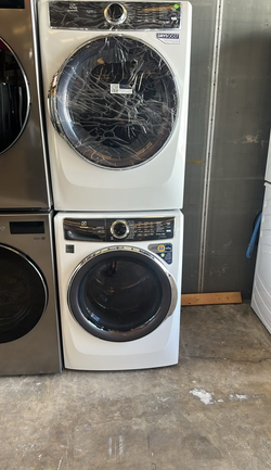 Electrolux Front Load Washer & Dryer Set – Stackable, White
