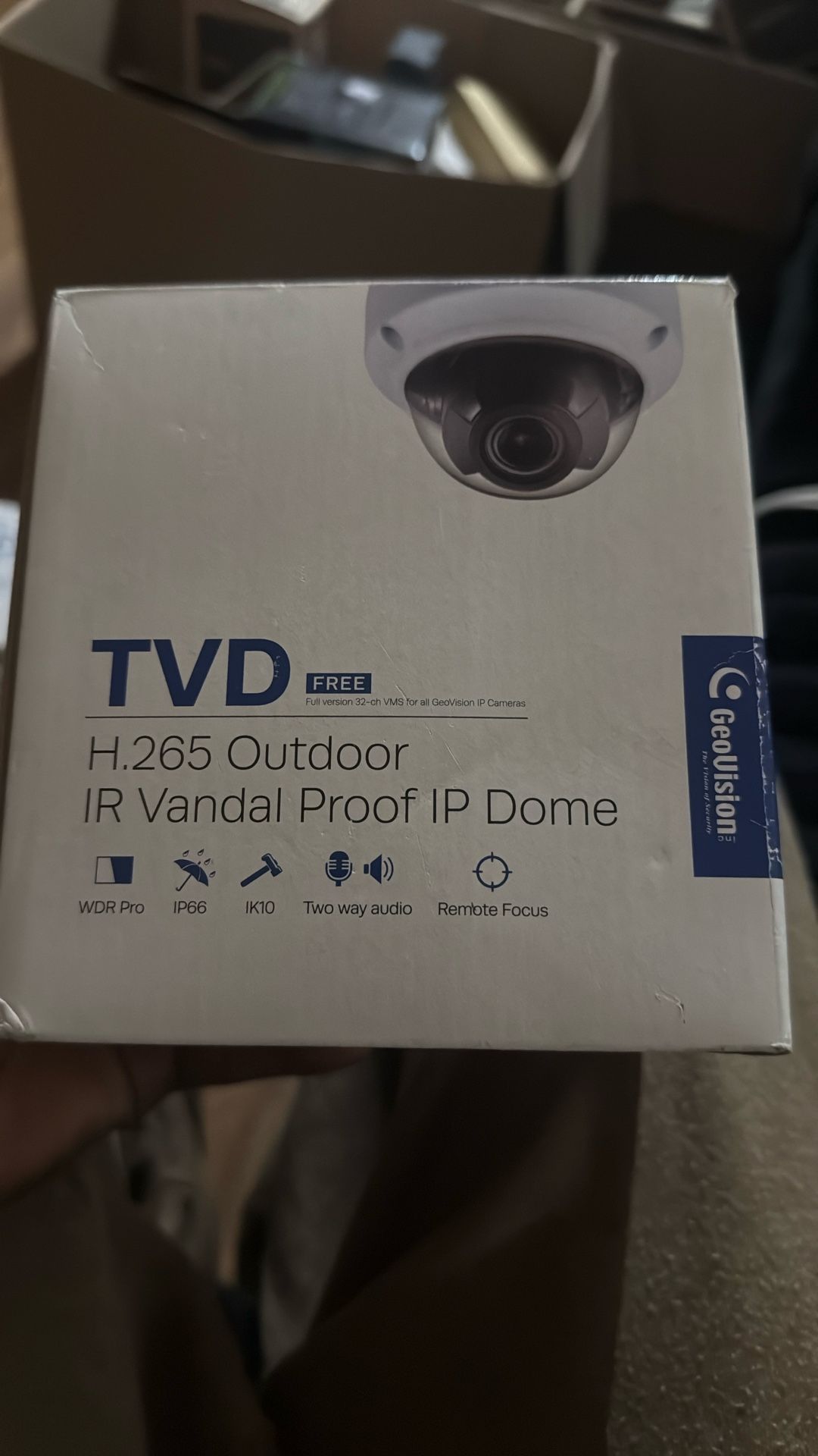 TVD Vandal Proof Io Dome Camera