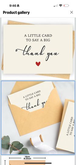 Wholesale 25 Pack 350GSM | Thank You Cards | Thank You Cards & Notes with Envelopes | Pefect for Baby Shower, Wedding, Teacher, Graduation, Business, 
