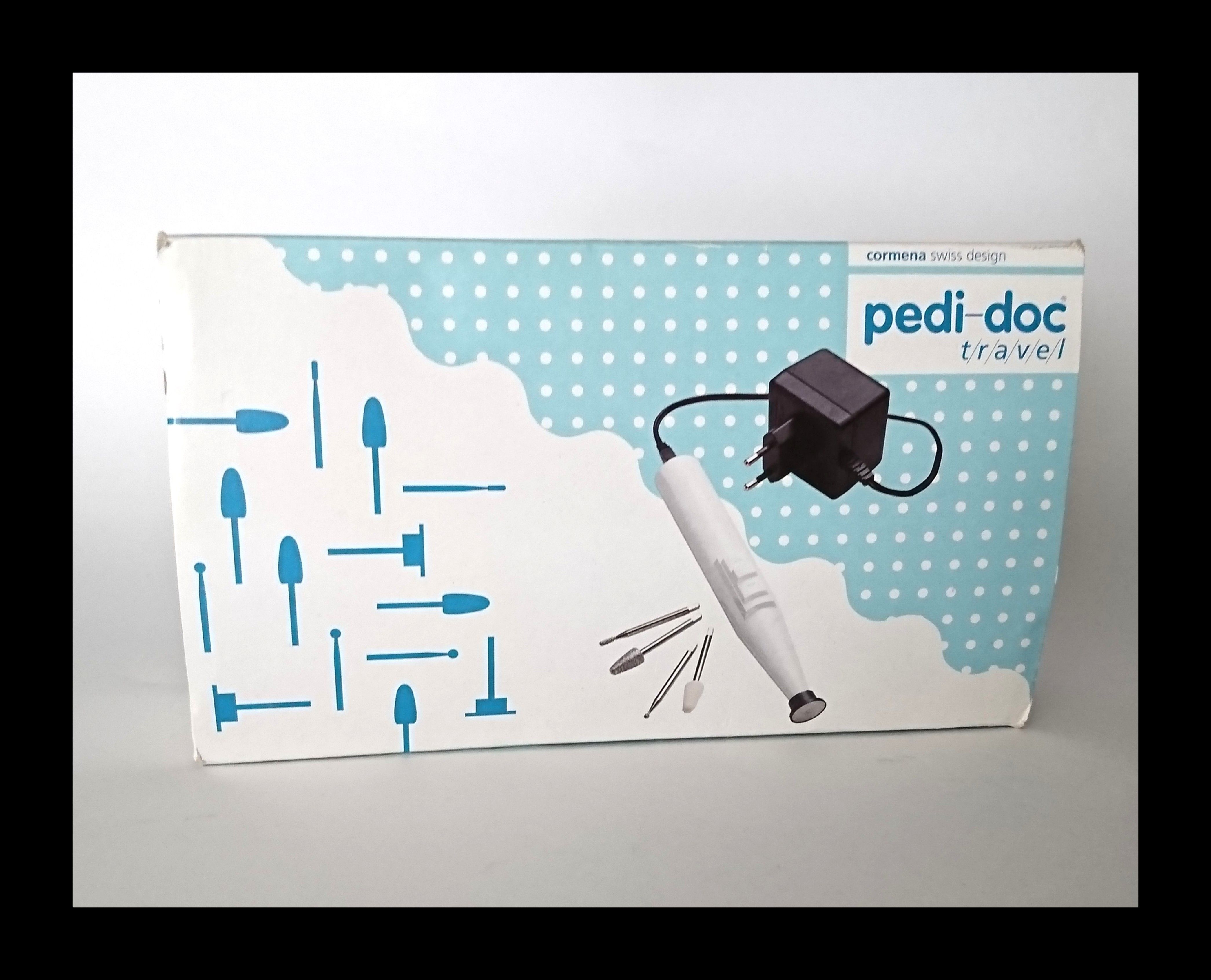 Cormena Pedi-Doc Electric Pedicure Nail Care Travel Tool Kit Manicure Drill Machine