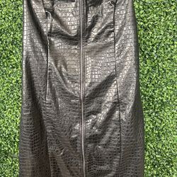 Leather Tube Dress Plus Size 
