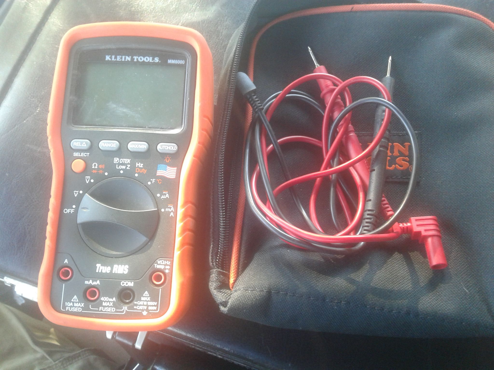 Klein mm6000 true rms multimeter w/temp