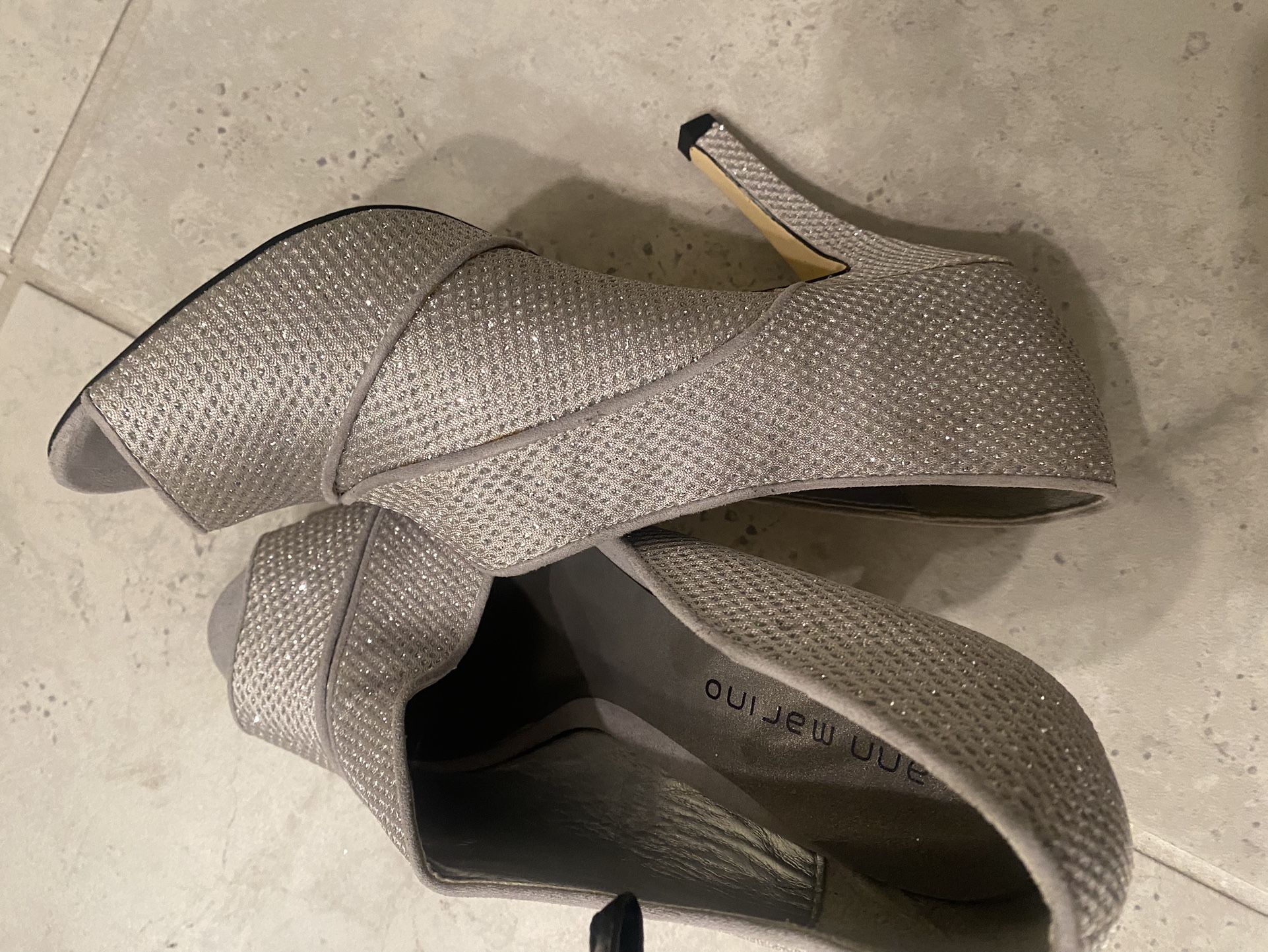 Sparkly Bridal Party Heels- Size 7.5