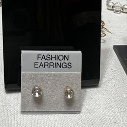 New Cubic Zirconia Studs