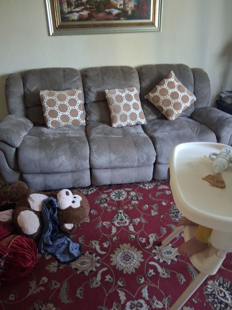 Sofa Set Couch And Loveseat  WITH Cushions