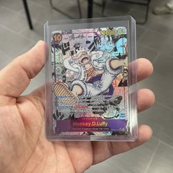 One Piece Monkey.D.Luffy Manga Secret Rare Card OP05-119 SEC for Sale in  Lake Worth, FL - OfferUp