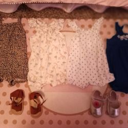 6-9 Months Cute Summer Rompers With Sandals