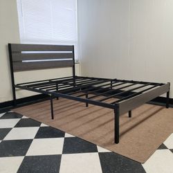 Full size bed frame - can DELIVER almost anywhere for $20 extra - gently used and in LIKE NEW condition 😍