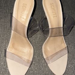 Brand New Leather Schutz Heels