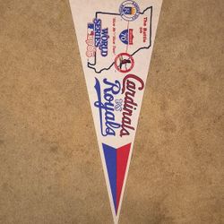 1985 CARDINALS WORLD SERIES PENNANT 