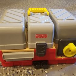 Fisher Price Fold Up Tool Box/Work Bench w/ Accessories