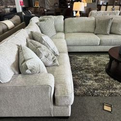 L Shaped Modular Oversized Corner Sectional Couch ⭐$39 Down Payment with Financing ⭐ 90 Days same as cash